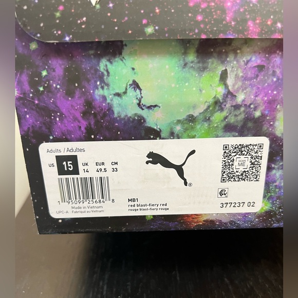 Puma LaMelo Ball MB.01 - Red Blast - Size 15 - Good Condition w/ Original Box - Picture 8 of 8